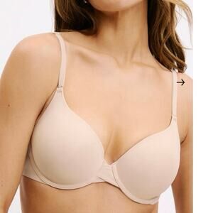 Harper Wilde Base T-Shirt Beige Bra 40DD 40E